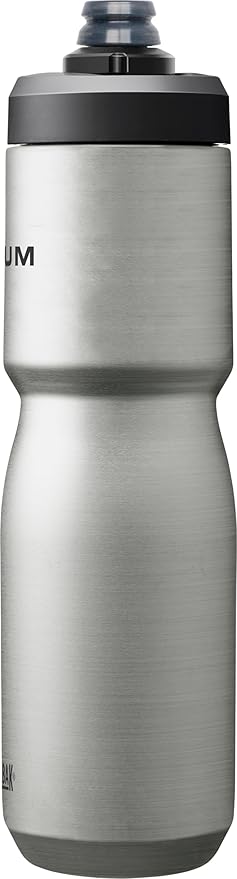 CamelBak Podium Steel Insulated Stainless Steel Bike Water Bottle Stainless, 22oz