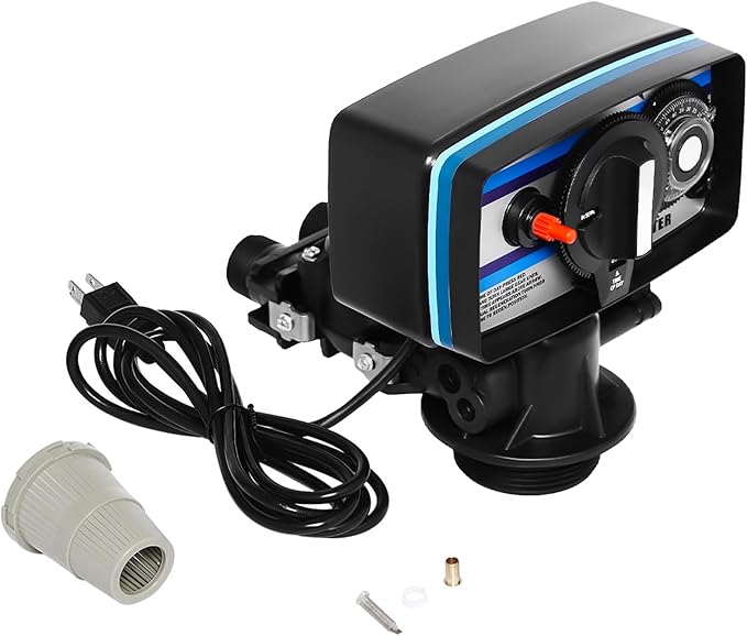 5600SM Digital Water Softener Control Valve, Automatic Timer Softening Water Softener Filter Control Head Valve, 110V Efficient Water Softener Control System for Home & Industrial Use