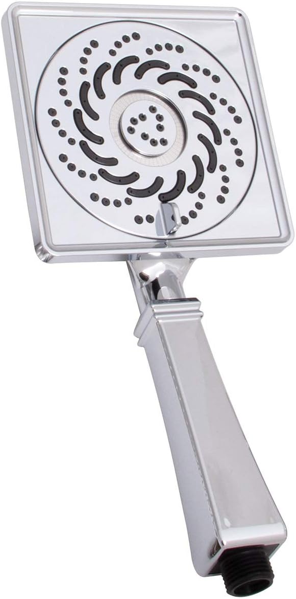Speakman VS-5002-E15 Rainier Exhilaration High Pressure Hand Held Shower Head, 1.5 GPM, Polished Chrome