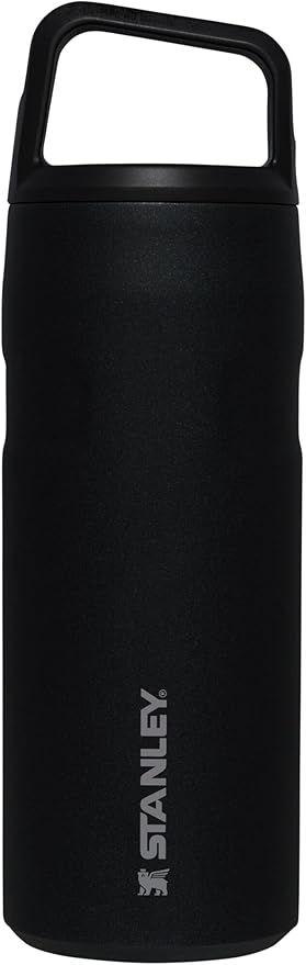 Stanley IceFlow Cap and Carry Water Bottle | Wide Mouth Twist Lid | Lightweight & Leakproof for Travel & Sports | Insulated Stainless Steel | BPA-Free