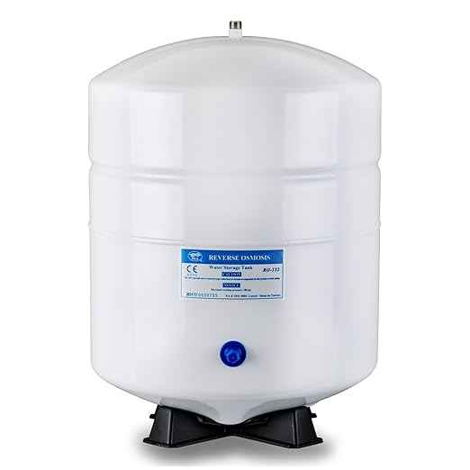 iSpring T55M 5.5 Gallon Water Storage Tank + iSpring ICEK Ultra Safe Fridge Water Line Connection Kit
