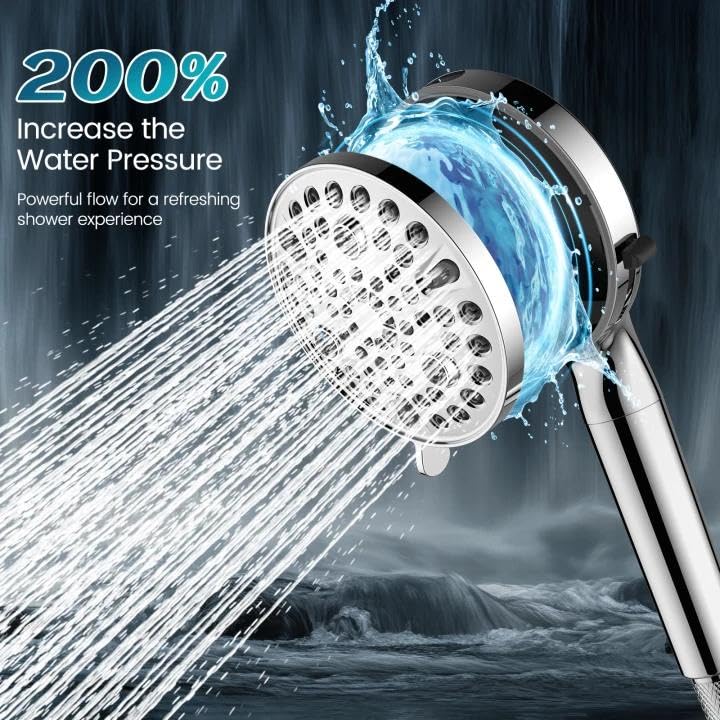 Filtered Shower Head with Handheld