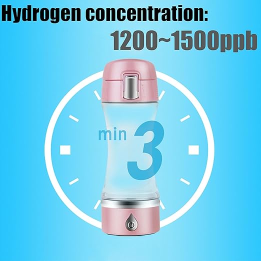 Portable Electrolyzed Water Machine for Home Office Travel,Alkaline Ionizer Generator,Rechargeable Hydrogen Water Generator,White