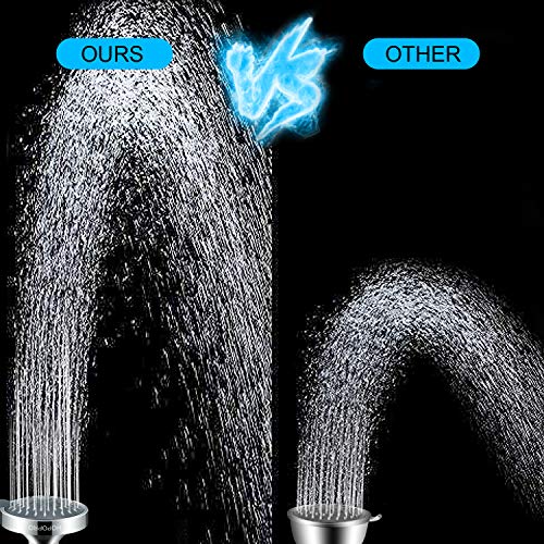 4.1 Inch High Pressure Shower Head with 5 Different Shower Spray Modes