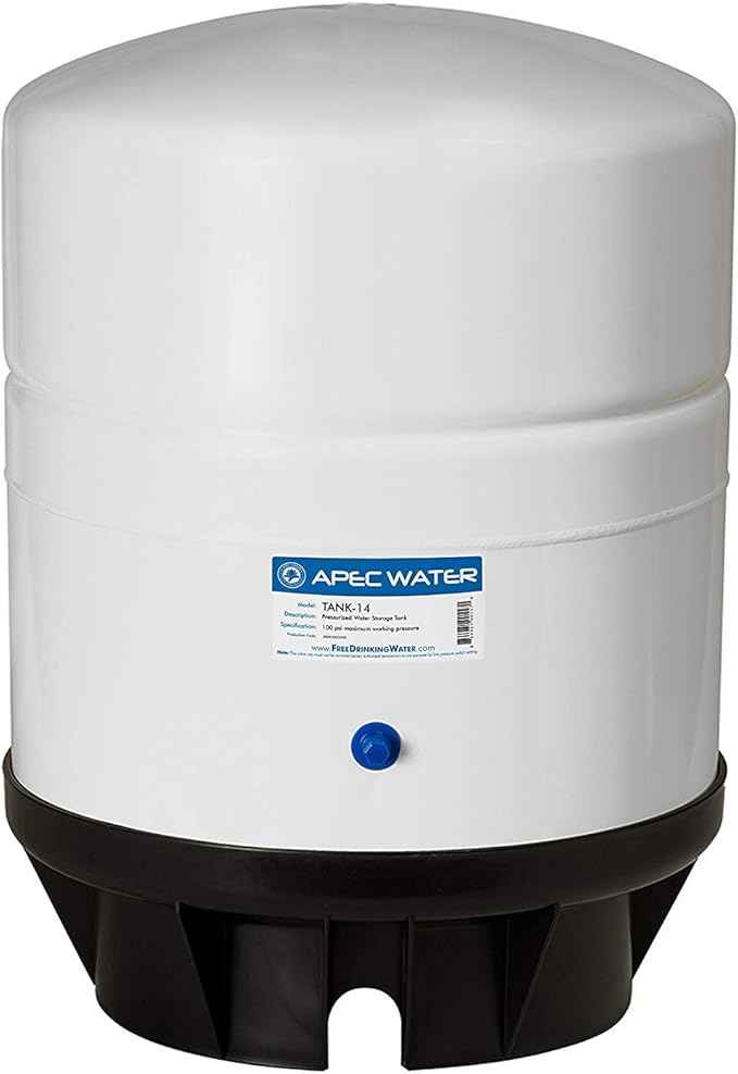 APEC TANK-14 14 Gallon Pre-pressurized Reverse Osmosis Water Storage Tank