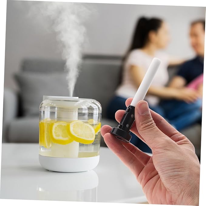 4sets Humidifier Replacement Wicks with Plastic Support Base for Optimal Humidification Cotton Stick Filter Holder Designed for Easy Replacement and Maximum Moisture Absorption - AquaVibe