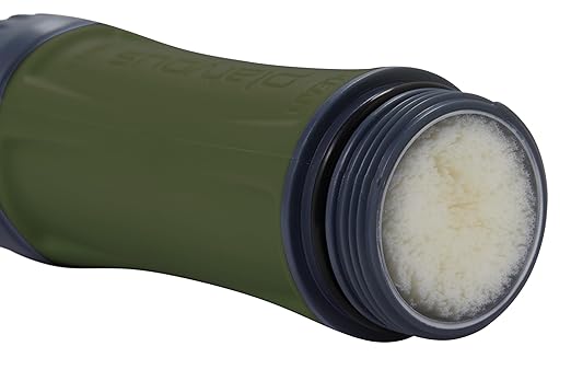 Platypus Quickdraw Ultralight Backpacking Water Filter, Green