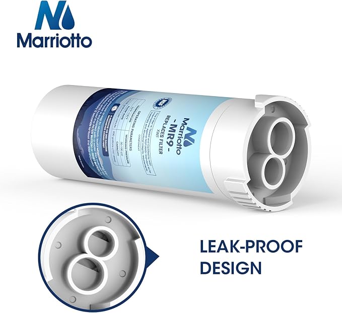 MARRIOTTO XWF Water Filter, Replacement for GE Refrigerator, Compatible With French-Door Models, 2 Pack (Not XWFE)