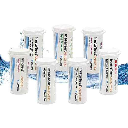 LaMotte 2987-G Water pH/Total Chlorine Test Strips, 25/Vial