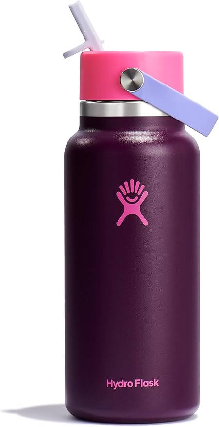 Hydro Flask 32 Oz Wide Flex Straw Cap Sugarplum