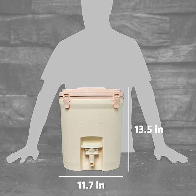 Stanley Adventure Fast Flow Water Jug 2 Gallon | Leakproof Ice Water Dispenser | Insulated Beverage Cooler | Easy Pour Spigot and Latched Foam Lid | BPA-Free