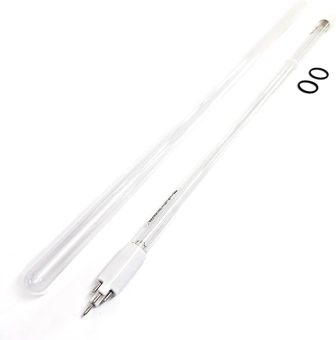 Combo Package Replacement UV Bulb PUV-14, PUV14, Sleeve QSO-410 with O-Rings Maintenance kit for Pelican Water Systems, Premium OEM Compatible, Guaranteed for 1 Year