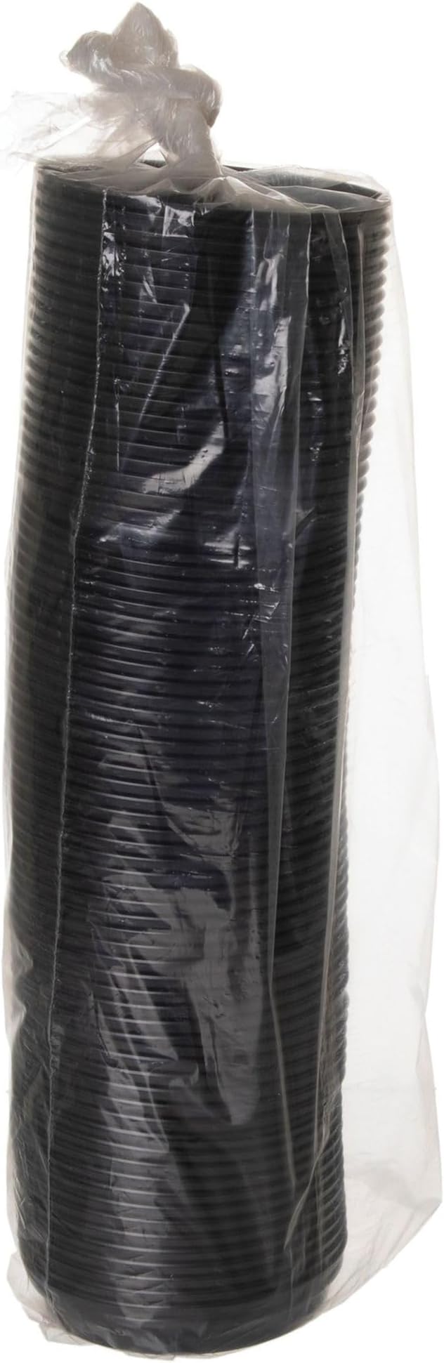Eco-Products Ecolid Recycled Small Coffee Cup Lids, Case of 1000, Black, Fits 8oz Hot Cups, Made from 25% Post-Consumer Recycled Plastic Polystyrene, Made in the U.S.A.