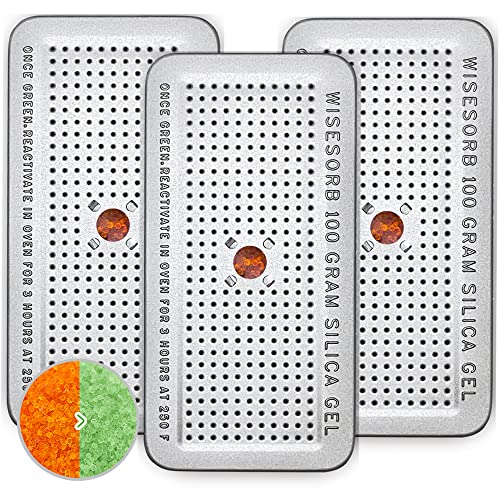100 Gram 3 Pack Indicating Silica Gel Canister (3 Count)