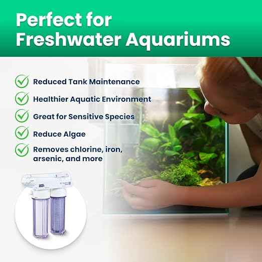 3 Stage Reverse Osmosis RO Water Filter | 75 Gallons Filtration Per Day | Easy DIY Install | Purified Water Removes Chlorine, Fluoride, Nitrates, and Heavy Metals