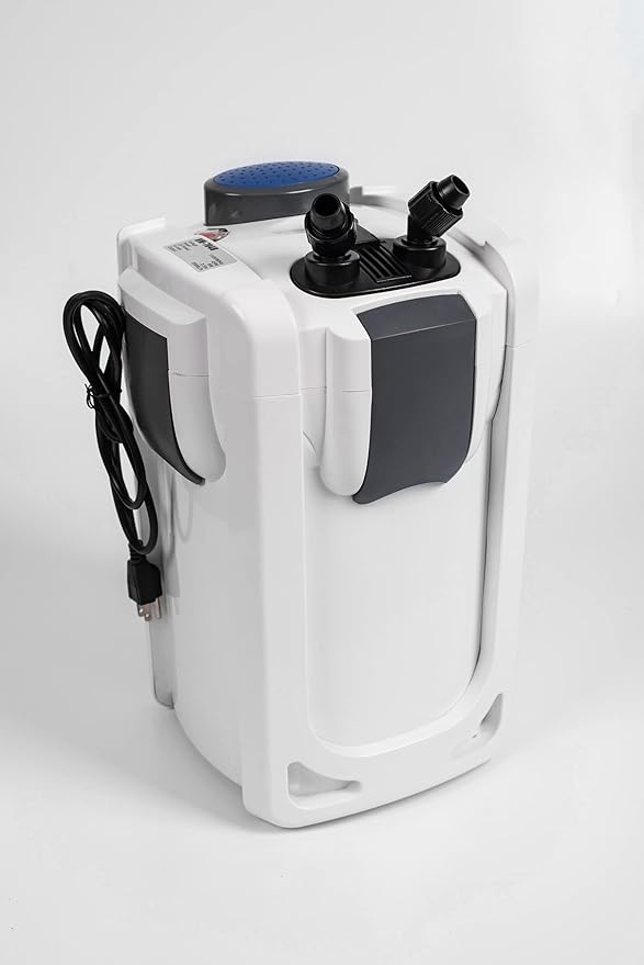 Sun HW-704B 525 GPH 5-Stage External Canister Filter with 9W Uv Sterilizer