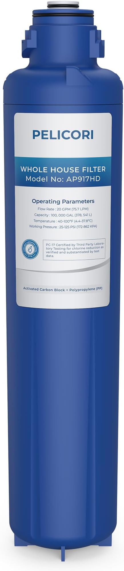 AP917HD Water Filter, Compatible with Aqua-Pure® AP917HD Whole House Sediment/CTO Replacement Filter For 3M® Aqua-Pure® AP903 System 100,000 Gallons (1 Pack)
