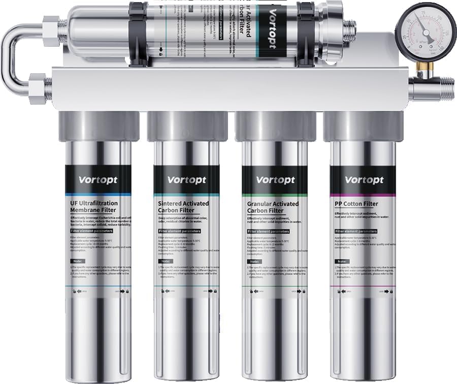 Stainless Steel Under Sink Water Filter