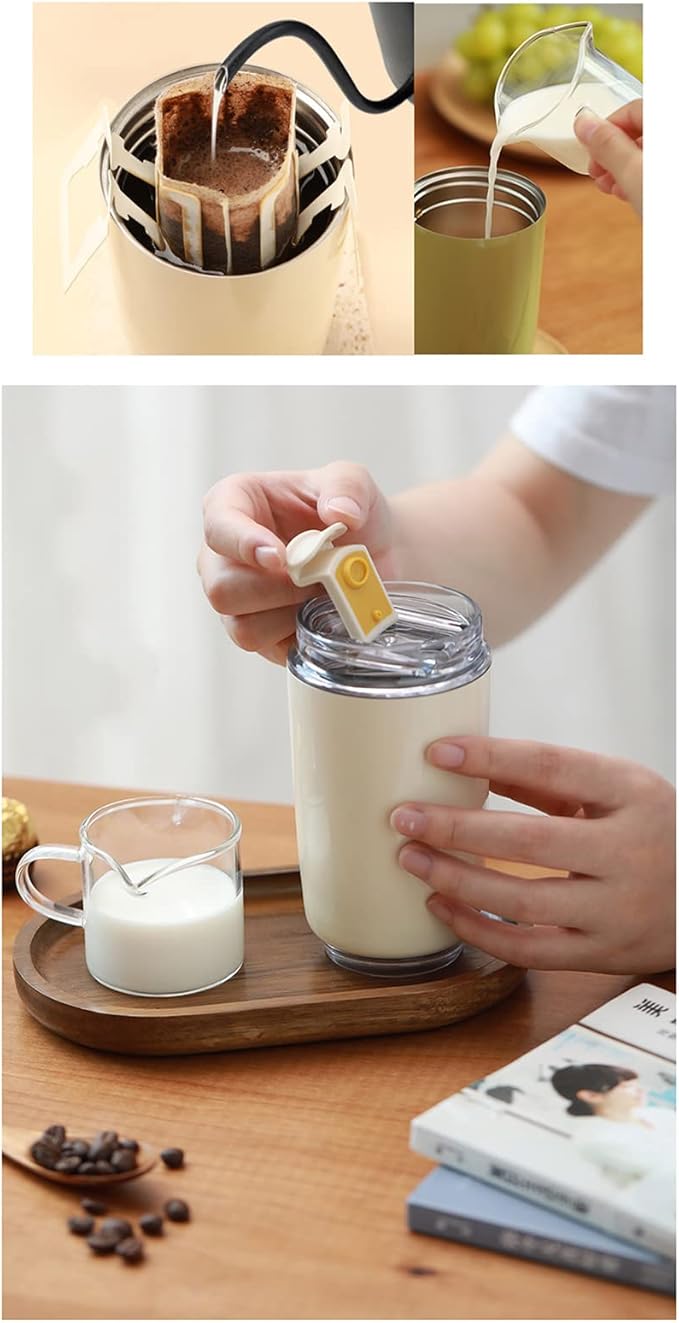 Coffee Mug 440ml Water 304 Stainless Steel Leisure Car Outdoor Portable Business Office Gift Eco Travel Tumbler