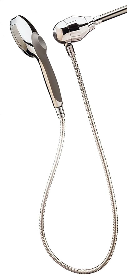 Culligan S-H200-C Hand-Held Showerhead with Magnetic Base and Filter, 10,000 Gallon, Brushed Chrome