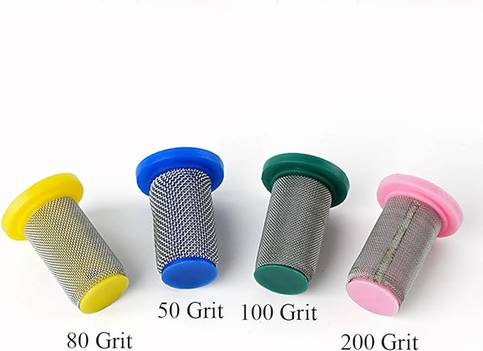 TopHomer 12 Packs Stainless Steel Strainer Spraying Nozzle Mesh Filter with Anti-Drip Design for Spraying Operations Waterproof Engineering (200 Mesh)