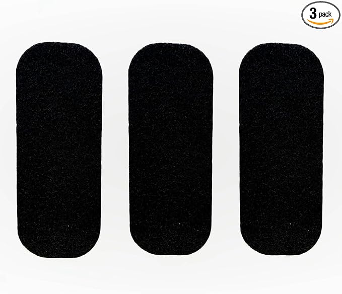 Ceiling Fan Filters 3 Pack - Universal Ceiling Fan Air Filters -Activated Coconut Shell Carbon Filter Easy-Stick for Ceiling Fan Blade
