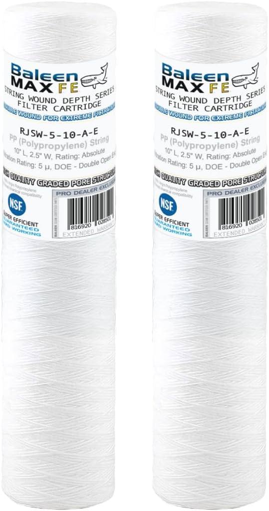 Baleen Filters 2 Pack 5 Micron 10