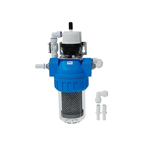UV-8 eco AIO | Maintenance-Free UV-C LED Water Purifier for RVs & Boats | Chemical-Free & Eco-Friendly with Flow Sensor | Incl. Pre-Filter with Activated Carbon Block, removes Dirt and Pollutants