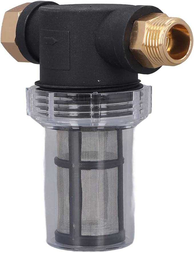 Sediment Filter for Pressure Washer Inlet, Transfer Pump, Rain Barrels, Spigot - Your Water System with & Efficient Whole House Sediment Filter