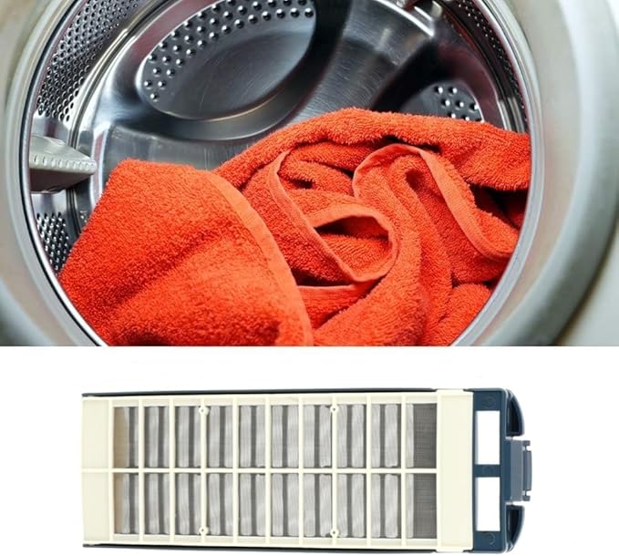 AYNEFY Washing Machine Replacement Filter Mesh,2 Pcs Washing Machine Filter Trap Laundry Machine Filter Box Drain Filter Systems for Washing Machine XQB52-28DS XQB45-L61 - AquaVibe