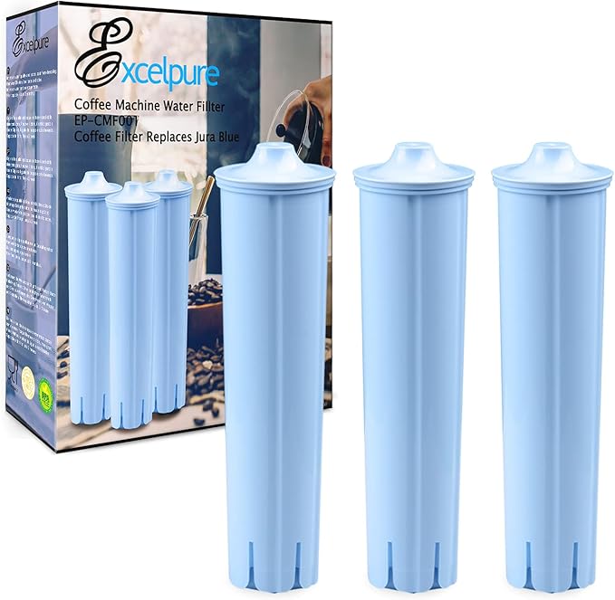 Coffee Machine Water Filter Replacement,Compatible With Jura Blue 67007, 71311, 71312,Jura Espresso Impressa F8, F7（3 Pack） - AquaVibe