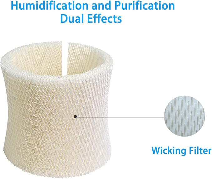 MAF2 Replacement Humidifier Wicking Filter for Essick AIRCARE & Moist Air MA0800 MA0600 MA0601, Kenmore Part #15508, Noma Part# EF2 (2 Pack)