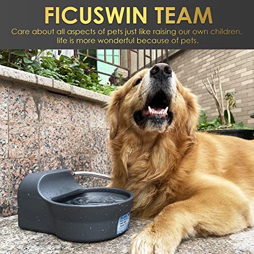 Automatic Dog Water Bowl Dispenser Patented 70OZ Water Dispenser for Dogs 2L Water Bowl Fit 3