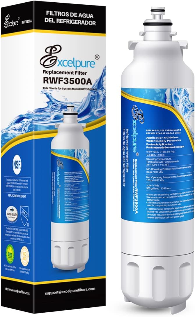 𝐀𝐃𝐐𝟕𝟑𝟔𝟏𝟑𝟒𝟎𝟏 Replacement for 𝐋𝐆® LT800P, ADQ73613402, ADQ736134, ADQ73613408, 𝐊𝐞𝐧𝐦𝐨𝐫𝐞𝟗𝟒𝟗𝟎,46-9490, LMXS30776s, LSXS26326S, LSXS26366S, LMXC23746S, LMXC23746D, 1PACK - AquaVibe