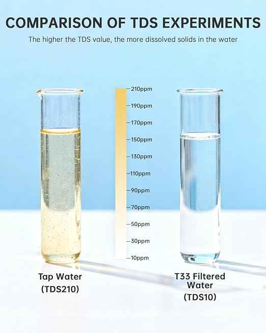 T33 Post-Filter Cartridge Replacement for LP-ROWF Series, 6-12 Month Taste & Odor Enhancement, Coconut Shell Carbon