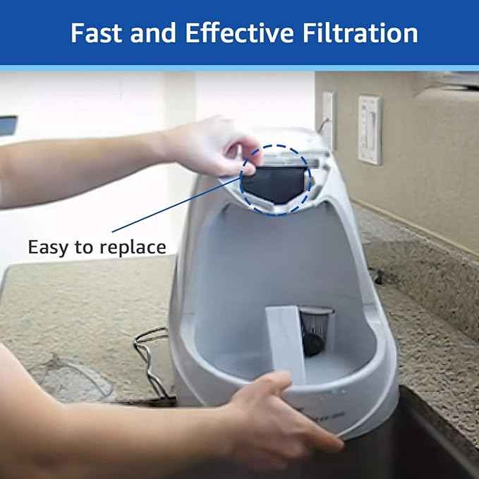 12PCS Replacement Carbon Filters Compatible with PetSafe Drinkwell Fountain Platinum Multi-Tier Everflow Outdoor, Charcoal Dog and Cat Water Fountain Filter