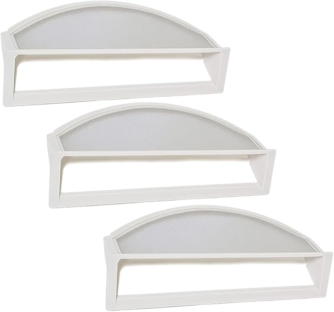 Nispira Lint Trap Screen Filter Replacement Compatible with Dryer GE Parts WE18M28, WE18X25100, WE18M30, WE18M53, PS11767017. Fits DBSR463EG0WW, DBSR463EG1WW, DBSR463EG5WW. 3 Filters