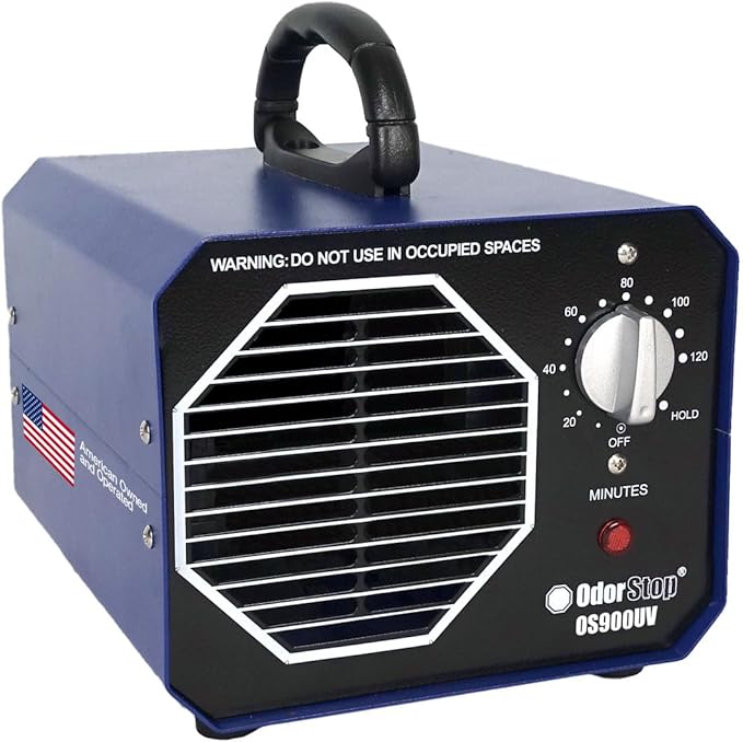 OdorStop Professional Grade Ozone Generators (900 Sq Ft + UV)
