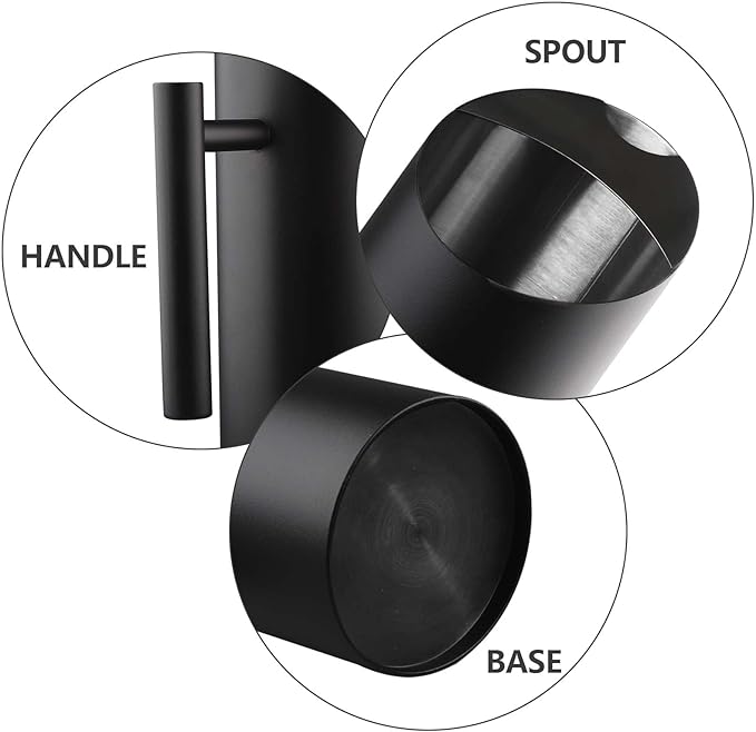 Stainless Steel Water Pitcher Black Metal Pitcher with Ice Guard Cold Drinking Carafe Jug for Juice, Beer, Milk, Ice Tea or Other Beverage by MUGLIO (70oz)