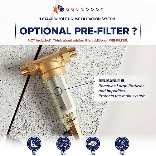3 Stage Whole House Water Filter System 20 x 4