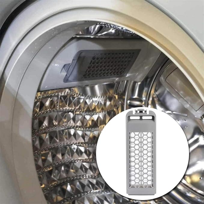 GLOGLOW Plastic Trap for Washing Machine, Household Washing Machine Filter Washing Machine Laundry Filter Box Replacement for DC62‑00018A DC97‑16513A