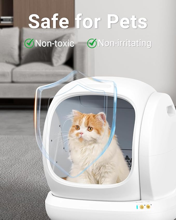 6 Packs Cat Litter Odor Eliminator Compatible with MeoWant Self-Cleaning Cat Litter Box, Cat Litter Robot Odor Control, Cat Litter Deodorizer Gel Suitable for MW-SC01/MW-SC02/LB02