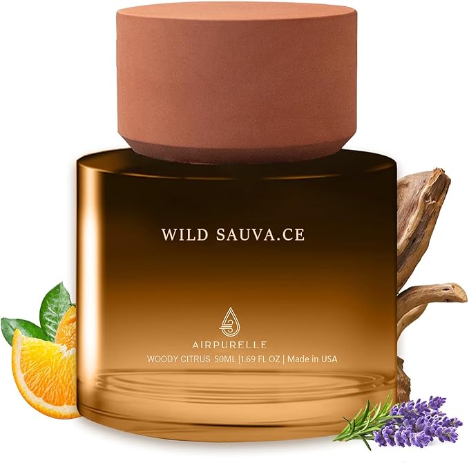 Car Air Freshener Cup 50ml Car Air Fresheners Woody Citrus Diffuser - SA30 Fragrance Oil Air Diffuser for Car, 180+ days Long Lasting Fragrance, 1.7 FL OZ/8ML Made in USA Car Air Fresheners