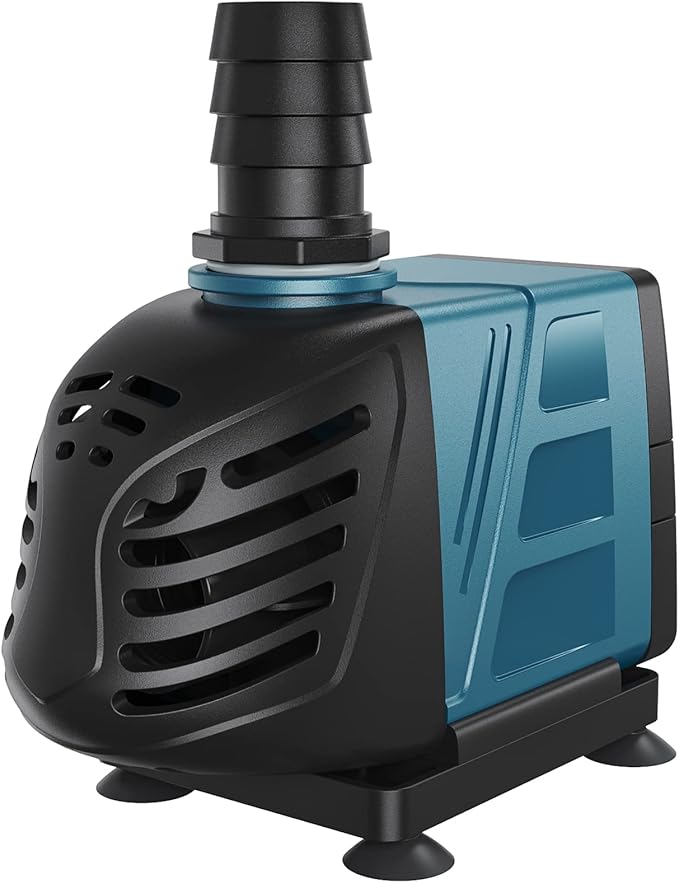 Uniclife Aquarium 800 GPH Submersible and Inline Water Pump 55W 8ft High Lift AC 120 V Quiet Return Pump with 6 ft. Power Cord for Large Fish Tanks Pond Waterfalls Fountains Sumps and Gardens - AquaVibe