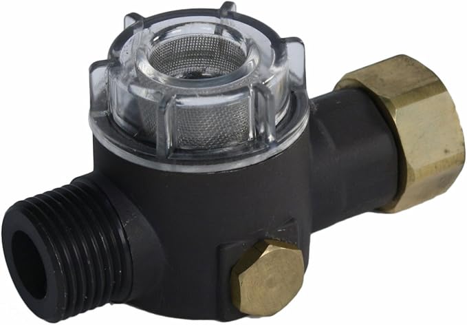 Erie Tools Aluminum Water Inlet Filter with Stainless Steel Screen for Pressure Washer Pump 3/4" - AquaVibe