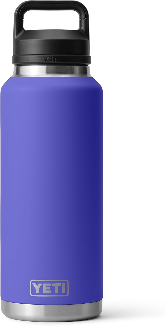YETI Rambler 46 oz Bottle, Leakproof, Vacuum Insulated, Stainless Steel with Chug Cap, Ultramarine Violet