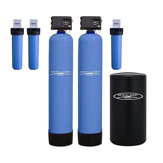 Eagle High Flow Whole House Water Filter | 15 GPM (1-3 Bathrooms) | Includes Water Softener | Crystal Quest