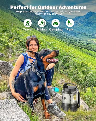 77oz Large Dog Water Bottle