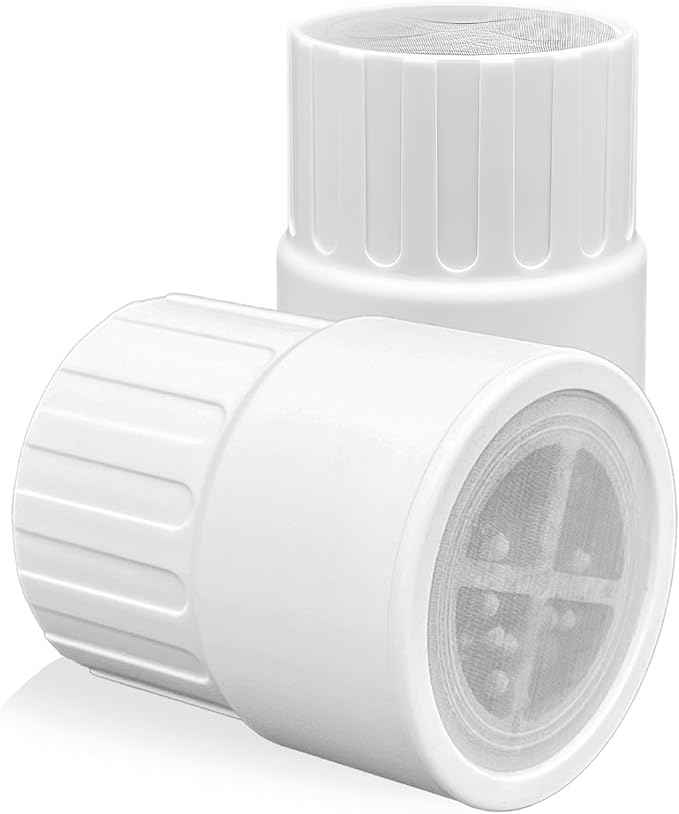 Replacement Shower Head Filter 2 Pack fits for JOLIE Shower Head Filter Catridge for Hard Water, High Ouput for Softening Water, Healthy Skin and Hair
