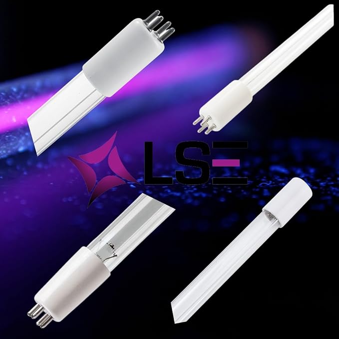 LSE Lighting UV Lamp Compatible with ATS GDS-8 | Ultraviolet Replacement Bulb for DWS-8V, EV-8E, SE-8V, SL-5, SL-8, SL-8V | 18 Inch 4-Pin | 254nm | Designed in USA